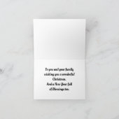 Ornamenten Kerst Vakantie Kaart (Binnen)