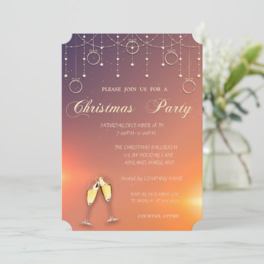 Ornamenten, kerst van de Wijnbouwonderneming Kaart (Staand voorkant)