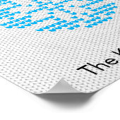 Ornamenten kersttrui poster (Hoek)