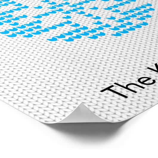 Ornamenten kersttrui poster (Hoek)