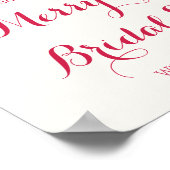 Ornamenten Merry Little Vrijgezellenfeest Welcome Poster (Hoek)