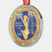 Ornamenten met blauwe en goudkoorts op maat (Links)