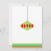 Ornamenten met een uitziende blik kaart (Achterkant)