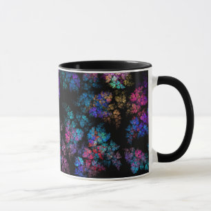 Ornamenten met fijne bladeren — fractal mok