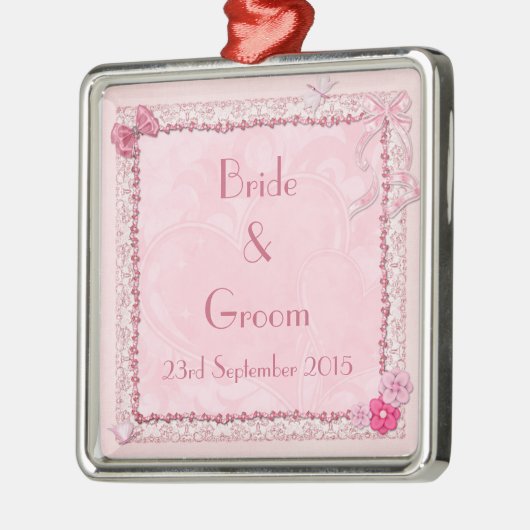 Ornamenten met hart en vlinders (Links)