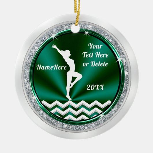 Ornamenten met kerstbomen voor gymnastiek, speciaa (Voorkant)