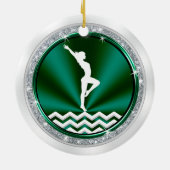 Ornamenten met kerstbomen voor gymnastiek, speciaa (Achterkant)