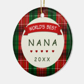 Ornamenten met kerstcadeaus voor Nana Holiday (Links)
