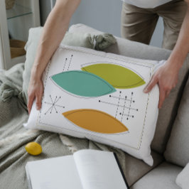 Ornamenten Mid Century Modern decoratief kussen