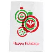 Ornamenten op cadeautas (Achterkant)