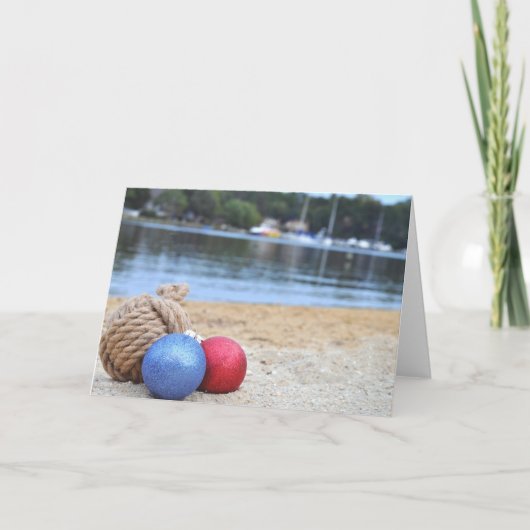 Ornamenten op het strand kaart (Voorkant)