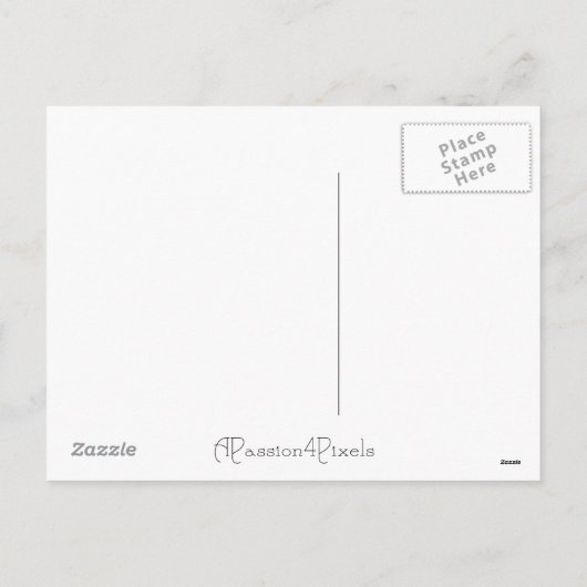  Ornamenten Roze Kerst Briefkaart (Achterkant)