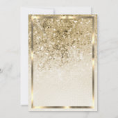 Ornamenten Snowflakes Gold Company Kerst Kaart (Achterkant)