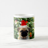 Ornamenten Snowman met Pug Puppy Dog Koffiemok (Center)