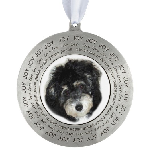 Ornamenten Tin Rond Ornament (Voorkant)