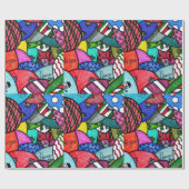 Ornamenten toevoegen cadeaupapier (Vlak)