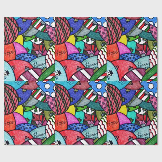 Ornamenten toevoegen cadeaupapier (Vlak)