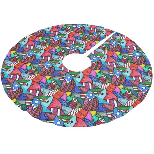 Ornamenten toevoegen kerstboom rok (Gekanteld)