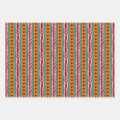  Ornamenten vakantieset Inpakpapier Vel (Voorkant 2)