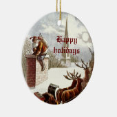  ornamenten van de Santa Claus Reindeer Sleigh (Rechts)