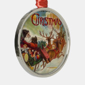  ornamenten van de Santa Claus Reindeer Sleigh (Rechts)