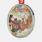  ornamenten van de Santa Claus Reindeer Sleigh (Links)