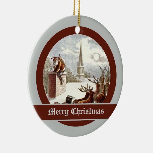  ornamenten van de Santa Claus Reindeer Sleigh (Rechts)