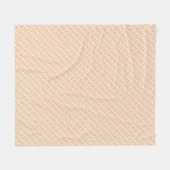 Ornamenten van Floral Fleece Deken (Voorkant (Horizontaal))