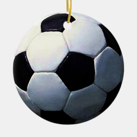 Ornamenten van footballs - Voetbal (Voorkant)