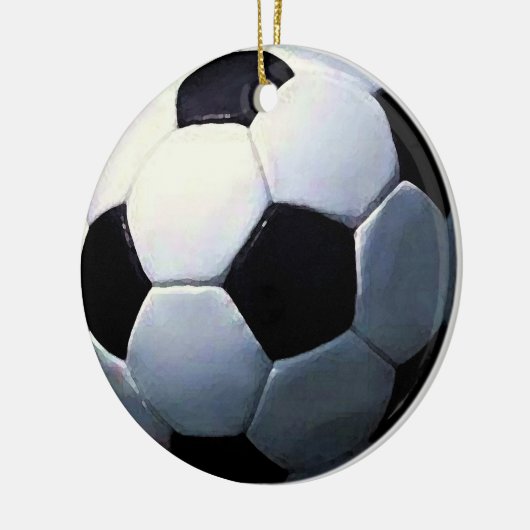 Ornamenten van footballs - Voetbal (Links)