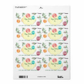 Ornamenten van garen breien haakwerk Kerst sticker (Full Sheet)