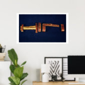 Ornamenten van het zwaard van de schatkist Childer Poster (Thuiskantoor)
