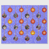 Ornamenten voor kerstbal 6 Foto's L-marine Cadeaupapier (Vlak)