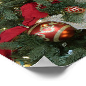 Ornamenten voor kerstbomen in het Uniestation Poster (Hoek)