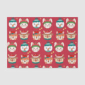 Ornamenten voor kerstCartoon Tissuepapier (Voorkant)