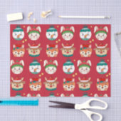 Ornamenten voor kerstCartoon Tissuepapier (Craft)