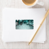 Ornamenten voor kerstfeestdagen - Blauwgroen - Aan Etiket (Insitu)