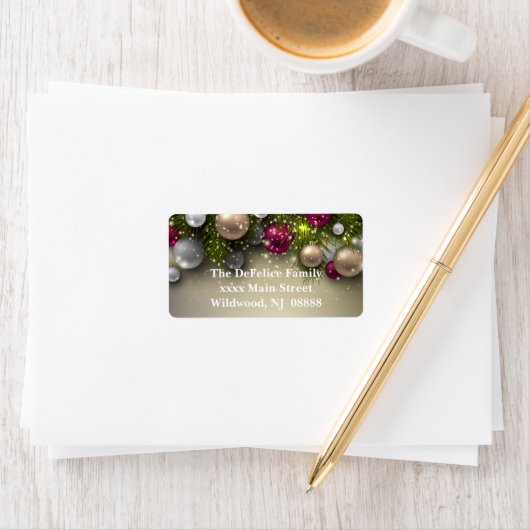 Ornamenten voor kerstfeestdagen - Multi Etiket (Insitu)