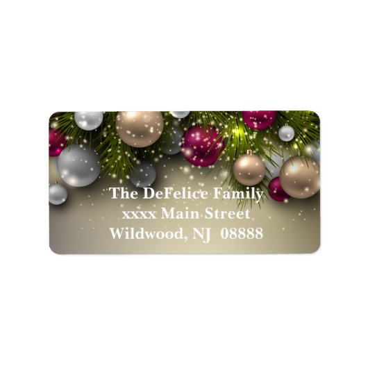 Ornamenten voor kerstfeestdagen - Multi Etiket (Voorkant)