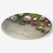 Ornamenten voor kerstfeestdagen - Multi Papieren Bordje (Gekanteld)