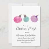 Ornamenten voor kerstfeestelijke Waterverf met han Kaart (Voorkant)