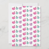 Ornamenten voor kerstfeestelijke Waterverf met han Kaart (Achterkant)