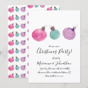 Ornamenten voor kerstfeestelijke Waterverf met han Kaart