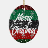 Ornamenten voor kerstkerstbomen met Afrikaanse kle (Rechts)