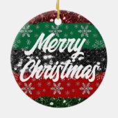 Ornamenten voor kerstkerstbomen met Afrikaanse kle (Achterkant)