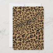 Ornamenten voor kerstmis met van de luipaard feestdagenkaart (Achterkant)