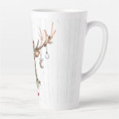 Ornamenten voor kerstrenrendieren | Rustisch hout Latte Mok (Rechts)