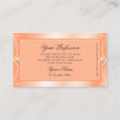  Ornamenten voor mousserende diamanten Visitekaartje (Achterkant)