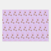 Ornamenten voor ontbijtkoek inpakpapier vel (Voorkant 3)