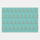 Ornamenten voor ontbijtkoek inpakpapier vel (Voorkant 2)